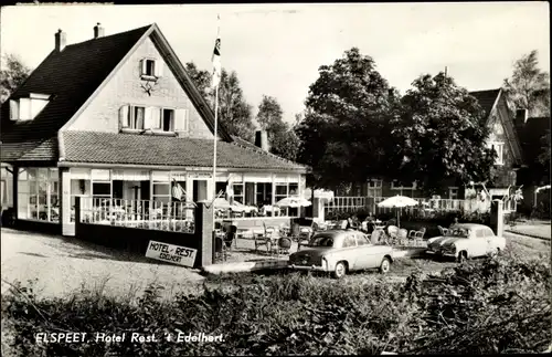 Ak Elspeet Gelderland, Hotel-Restaurant 't Edelhert, Uddelerweg 59