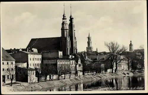 Ak Opole Oppeln Schlesien, Oder, Kirche