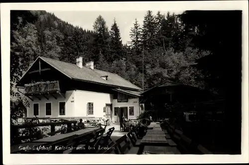 Ak Leoben Steiermark, Gastwirtschaft Kaltenbrunn