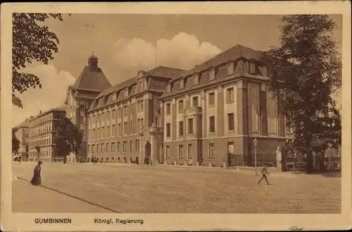 Ak Gussew Gumbinnen Ostpreußen, Königliche Regierung