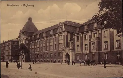 Ak Gussew Gumbinnen Ostpreußen, Regierung