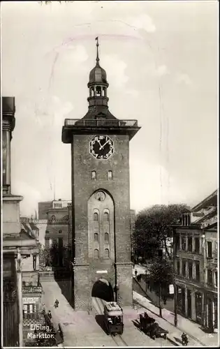 Ak Elbląg Elbing Westpreußen, Markttor