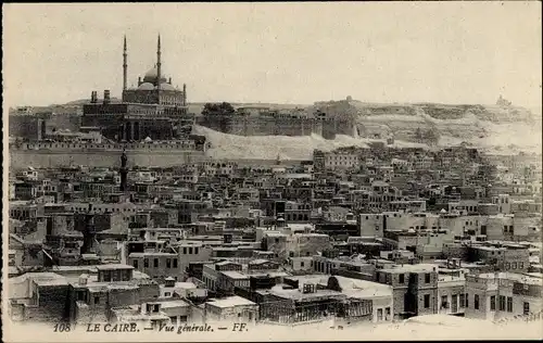 Ak Cairo Kairo Ägypten, Gesamtansicht