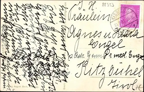 Ak Kißlegg im Westallgäu, Luftaufnhame