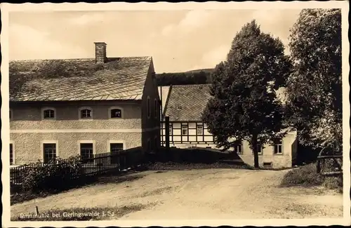 Ak Erlbach Colditz in Sachsen, Rinnmühle bei Geringswalde