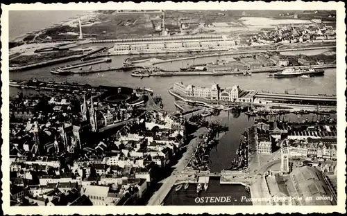 Ak Ostende Ostende Westflandern, Panorama