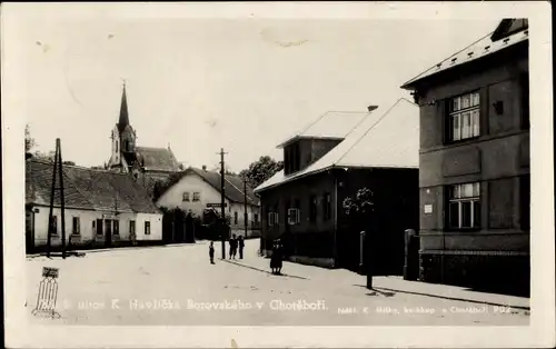 Ak Chotěboř Chotieborsch Region Hochland, Karel-Havlíček-Borovský-Straße