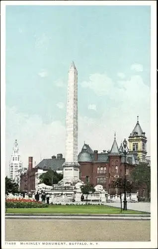 Ak Buffalo New York USA, McKinley-Denkmal