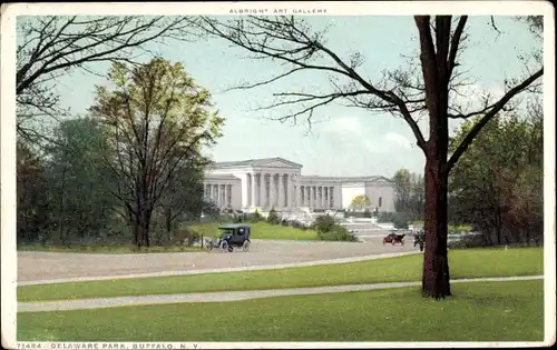 Ak Buffalo New York USA, Delaware-Park