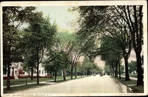 Ak Buffalo New York USA, Delaware-Avenue