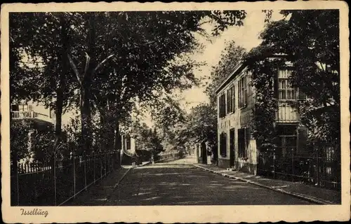 Ak Isselburg in Westfalen, Straßenpartie