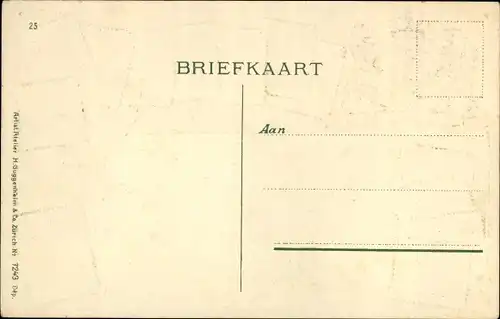 Präge Briefmarken Wappen Ak Rotterdam Südholland Niederlande, Parkkade