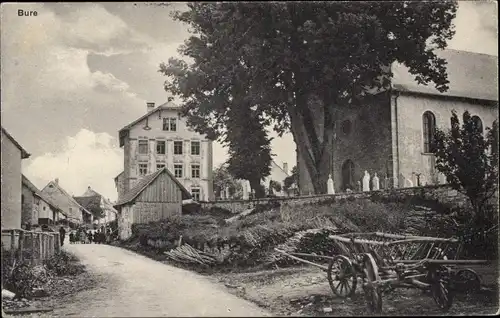 Ak Bure Kanton Jura, Straßenpartie im Ort