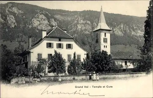 Ak Grand Val Kanton Bern, Tempel und Heilung