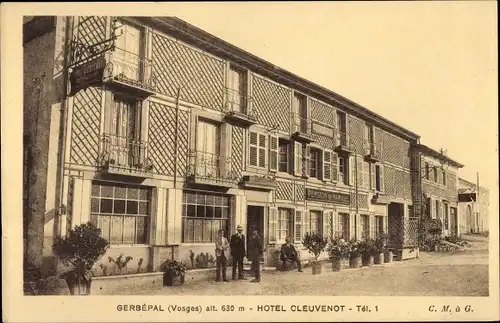 Ak Gerbépal Vogesen, Hotel Cleuvenot