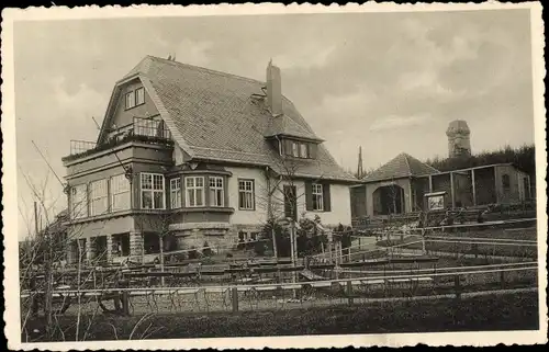 Ak Lutherstadt Eisenach in Thüringen, Bergschänke, Bismarckhütte, Tiergarten