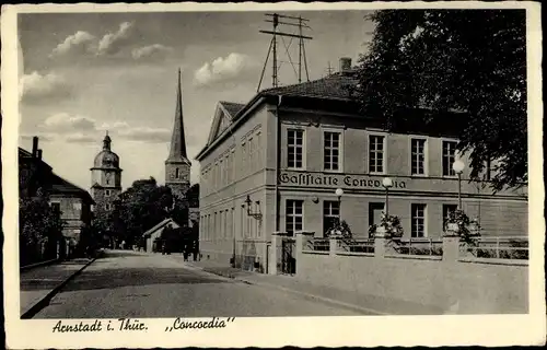 Ak Arnstadt in Thüringen, Gaststätte Concordia