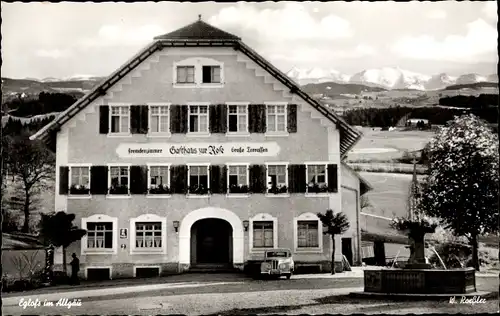 Ak Eglofs Argenbühl im Allgäu, Gasthaus zur Rose