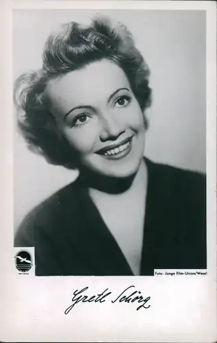 Ak Schauspielerin Gretl Schörg, Portrait, Autogramm