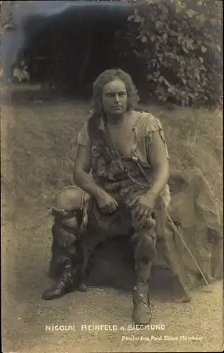 Ak Opernsänger Nicolai Reinfeld, als Siegfried