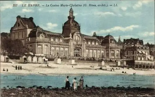 Ak Le Havre Seine Maritime, Casino Marie-Christine