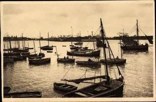 Ak Le Havre Seine Maritime, Fischerboote