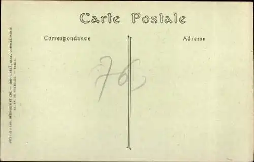 Ak Le Tréport Seine Maritime, Square Alexandre Papin