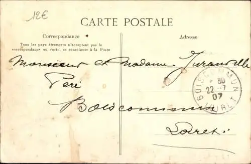 Ak Saint-Quentin Aisne, Le Pont d'Isle