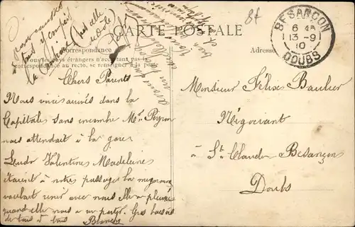 Ak Paris XVI., Bois de Boulogne, Revue de Longchamp 14. Juli 1910, Offiziere