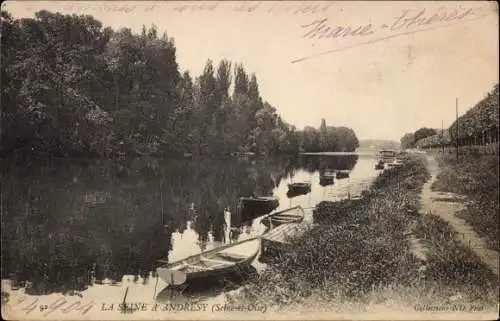 Ak Andrésy Yvelines, Seine