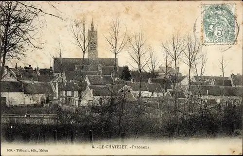 Ak Le Châtelet in Brie Seine et Marne, Panorama