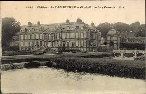 Ak Dampierre-Yvelines, Chateau, Les Canaux
