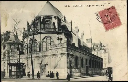 Ak Paris, St-Leu-Kirche