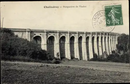 Ak Chalindrey Haute Marne, Viadukt