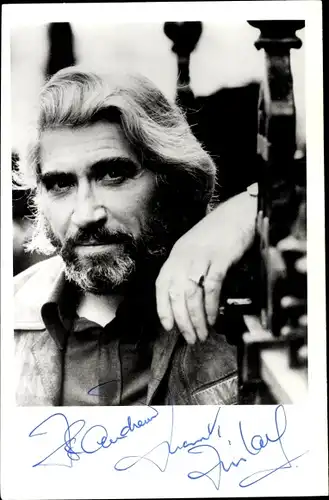 Foto Schauspieler Frank Finlay, Portrait, Autogramm