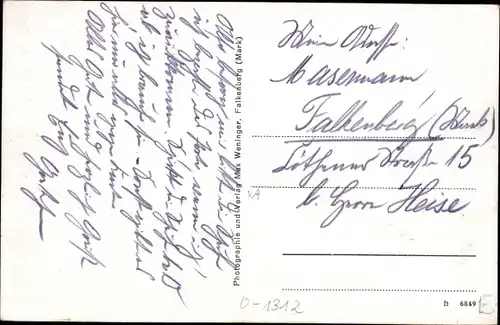 Ak Falkenberg in der Mark, Panorama