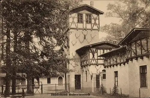 Ak Joachimsthal in der Uckermark Schorfheide, Jagdschloss Hubertusstock