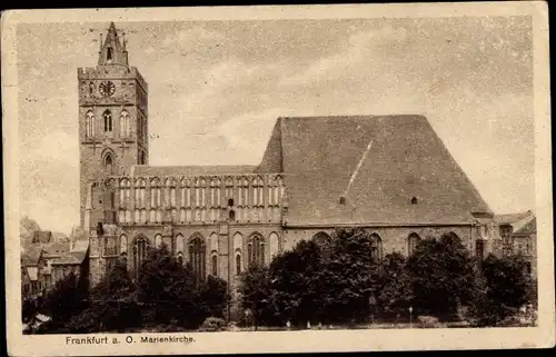 Ak Frankfurt an der Oder, Marienkirche