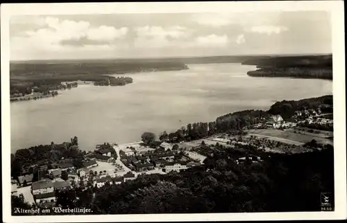 Ak Altenhof am Werbellinsee, Fliegeraufnahme