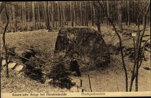 Ak Rauen in der Mark, Rauener Berge, Rauen'sche Berge, Markgrafenstein