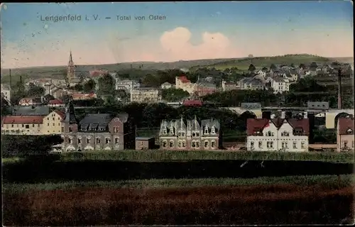 Ak Lengenfeld im Vogtland Sachsen, Ortsansicht von Osten