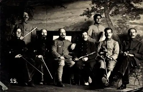 Foto Ak Minden in Westfalen, Deutsche Soldaten in Uniform, Musikinstrumente