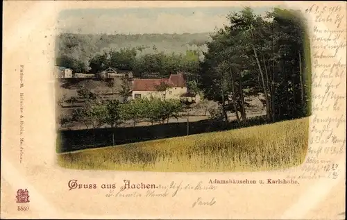Ak Aachen, Adamshäuschen, Karlshöhe