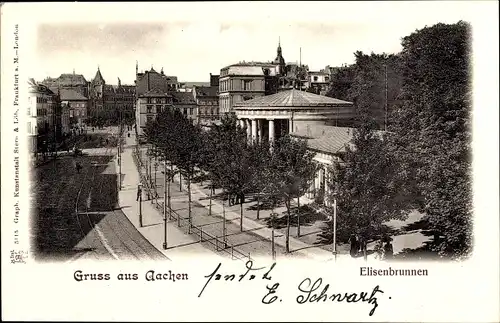 Ak Aachen, Elisenbrunnen