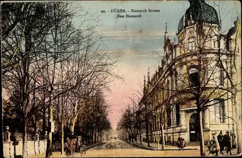 Ak Düren im Rheinland, Bismarck-Straße
