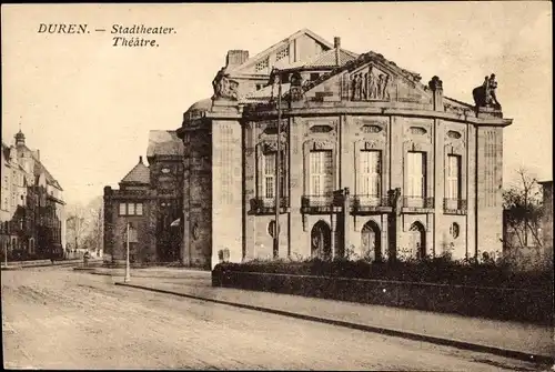 Ak Düren im Rheinland, Stadttheater