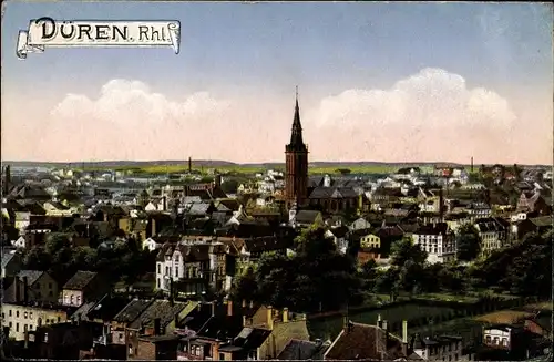 Ak Düren im Rheinland, Panorama