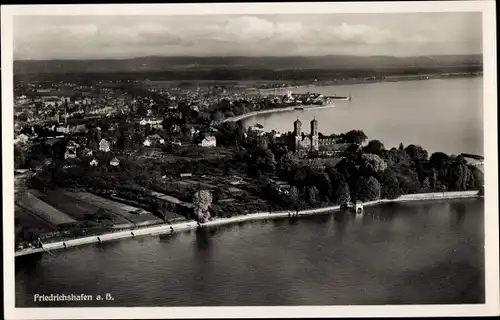 Ak Friedrichshafen am Bodensee, Totalansicht