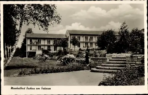 Ak Bad Buchau am Federsee Oberschwaben, Teilansicht