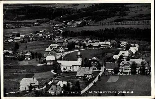 Ak Hinterzarten im Schwarzwald, Fliegeraufnahme